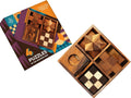 BSIRI 4-in-1 Wooden Brain Teaser Puzzle Set