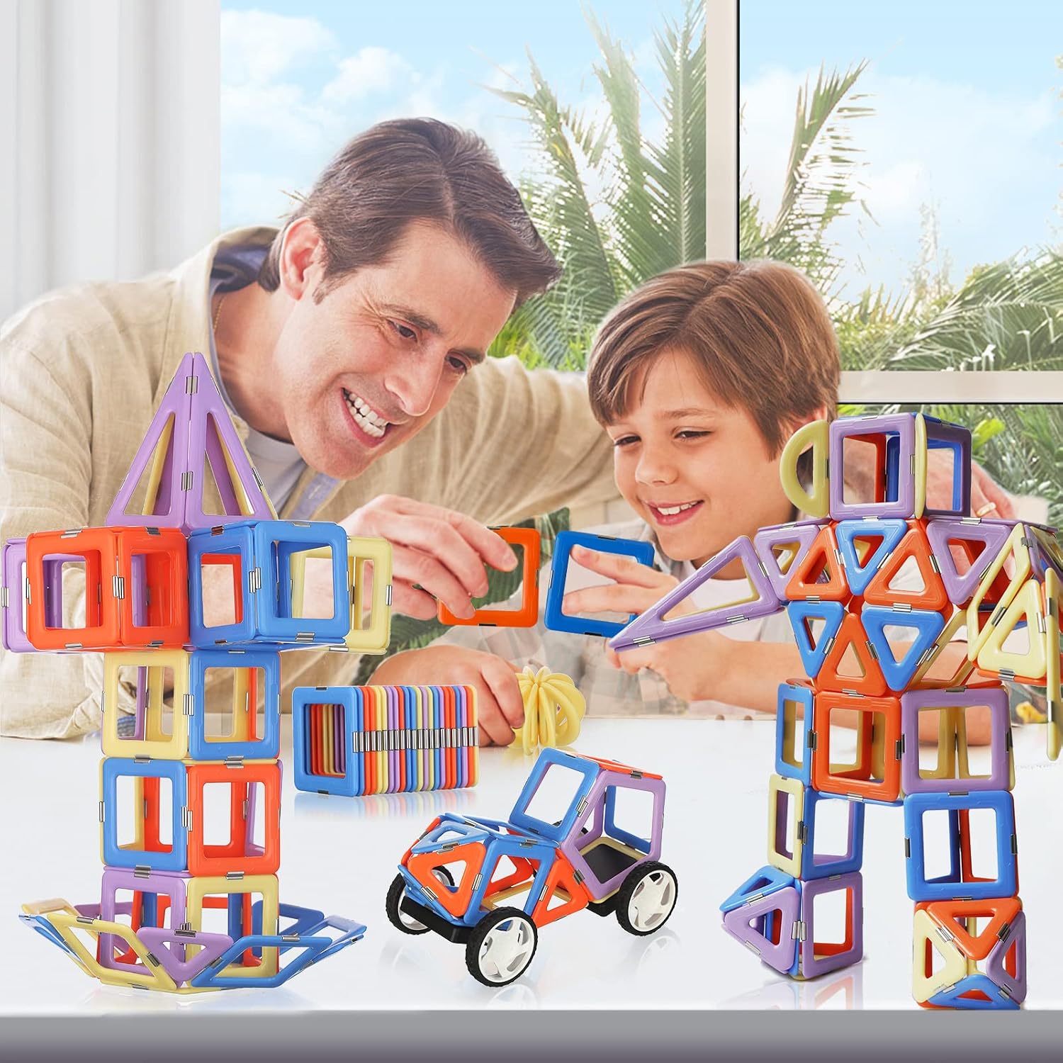 MAGBLOCK 120-Piece Magnetic Building Blocks Set