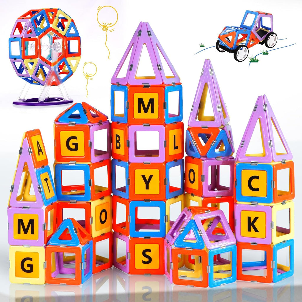 MAGBLOCK 120-Piece Magnetic Building Blocks Set