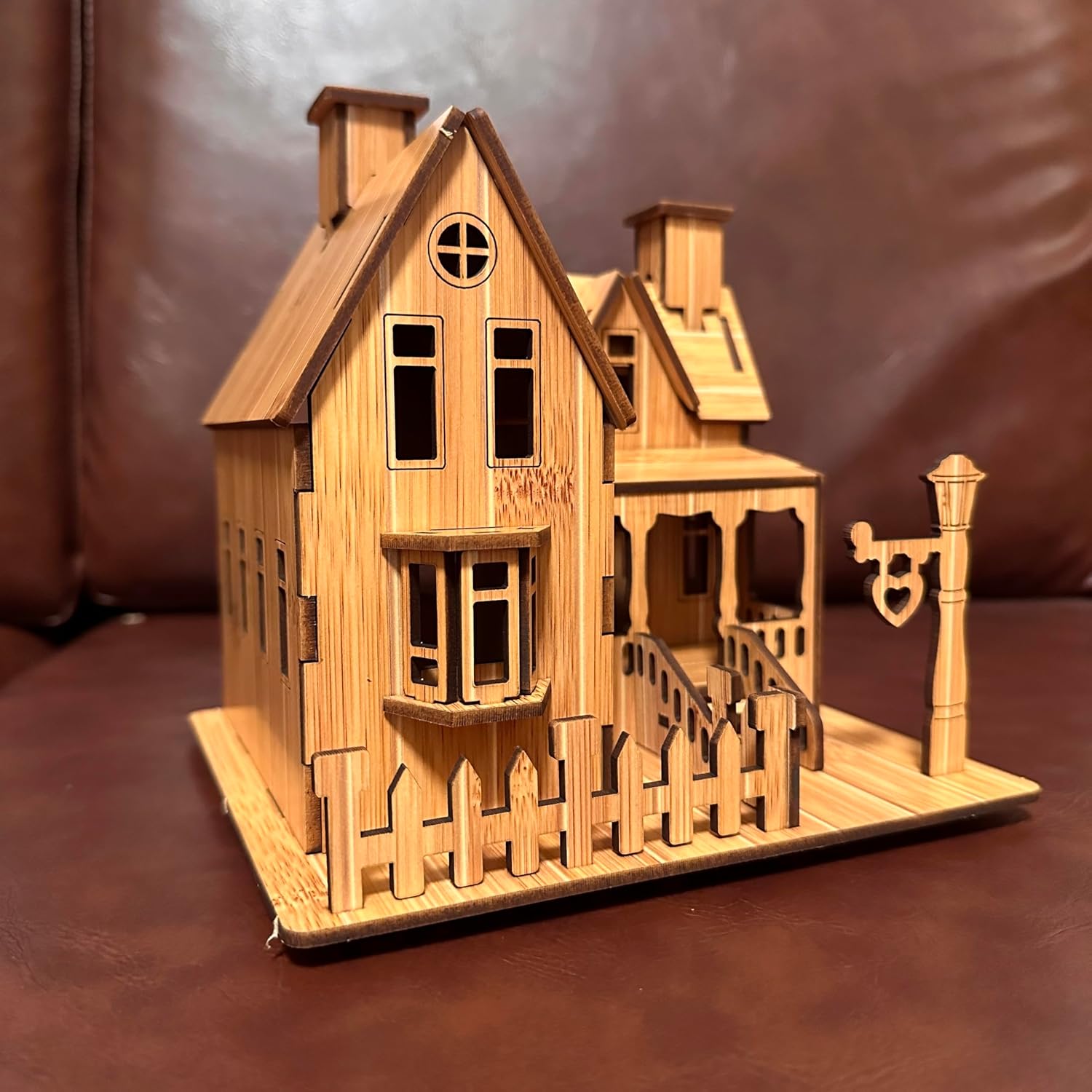 Log Cabin Mini House 3D Wooden Puzzle Kit