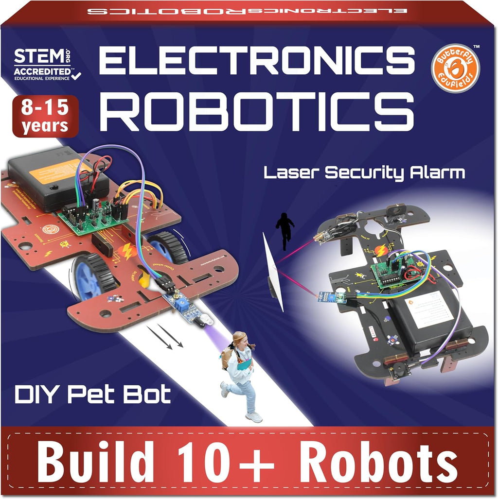 Butterfly EduFields 10-in-1 STEM Electronics Robotics Kit