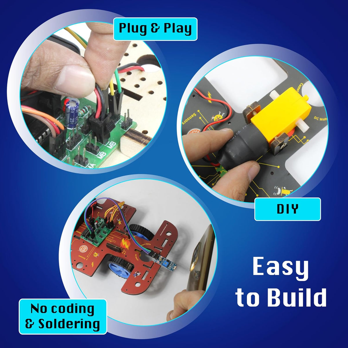 Butterfly EduFields 10-in-1 STEM Electronics Robotics Kit