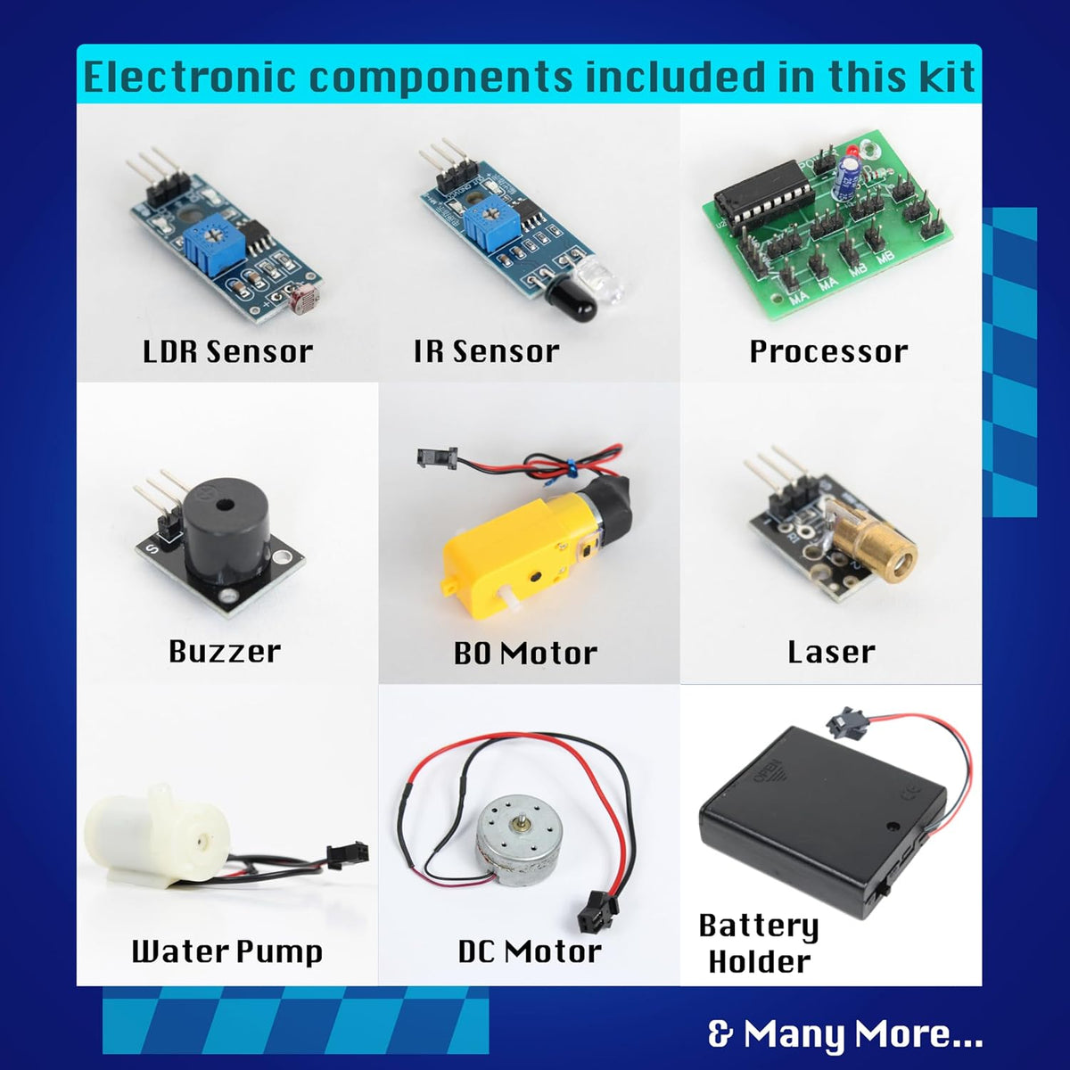 Butterfly EduFields 10-in-1 STEM Electronics Robotics Kit