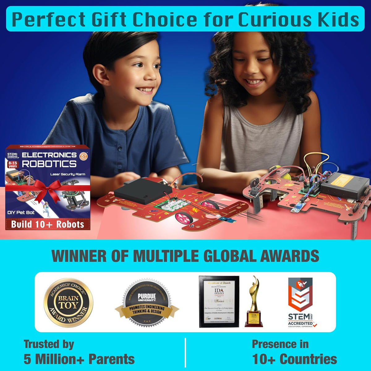 Butterfly EduFields 10-in-1 STEM Electronics Robotics Kit