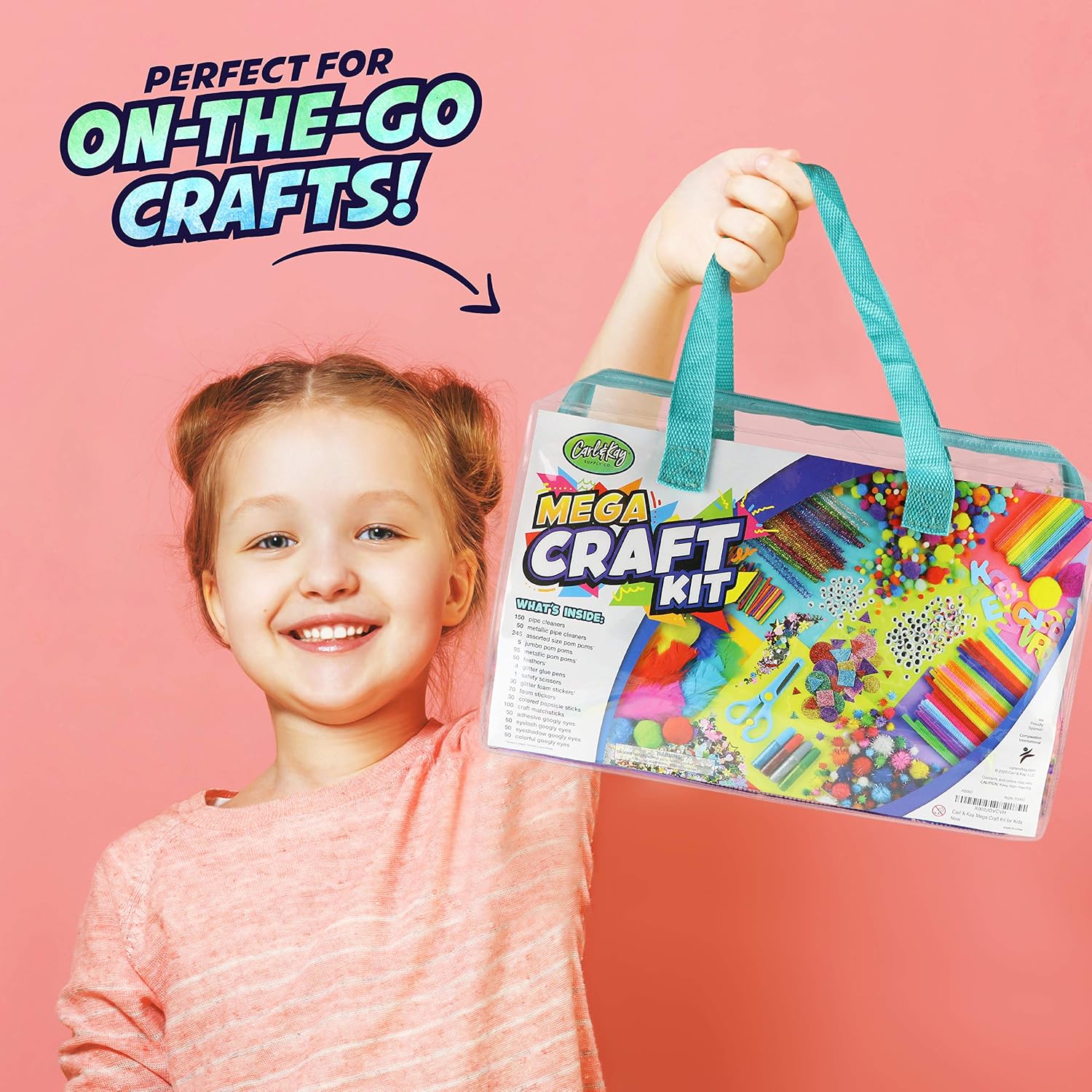 Mega Arts & Crafts Supplies Kit for Kids