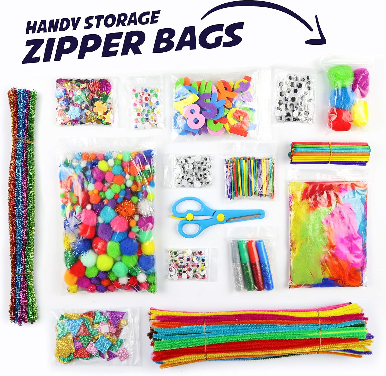 Mega Arts & Crafts Supplies Kit for Kids