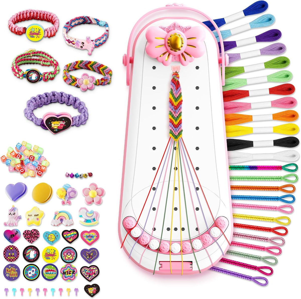 2-in-1 Friendship Bracelet Making Kit