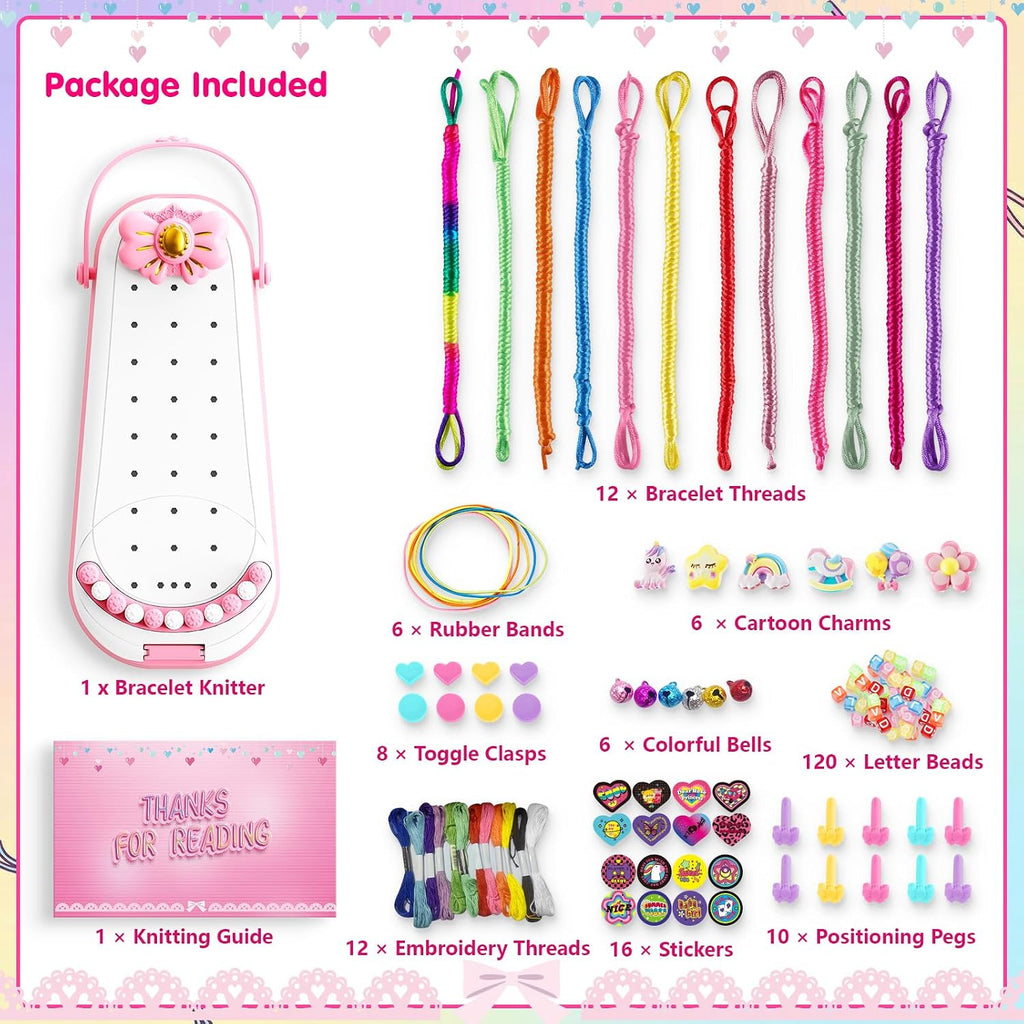 2-in-1 Friendship Bracelet Making Kit