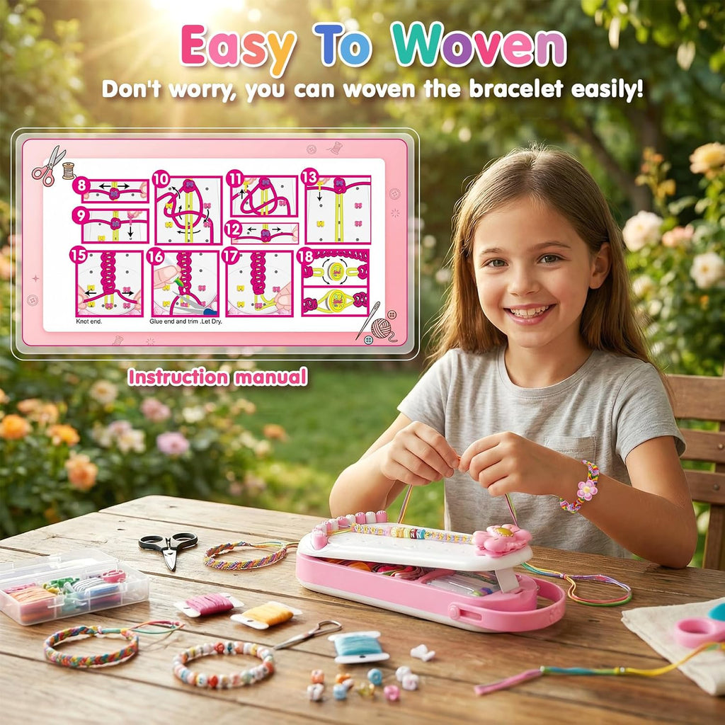 2-in-1 Friendship Bracelet Making Kit