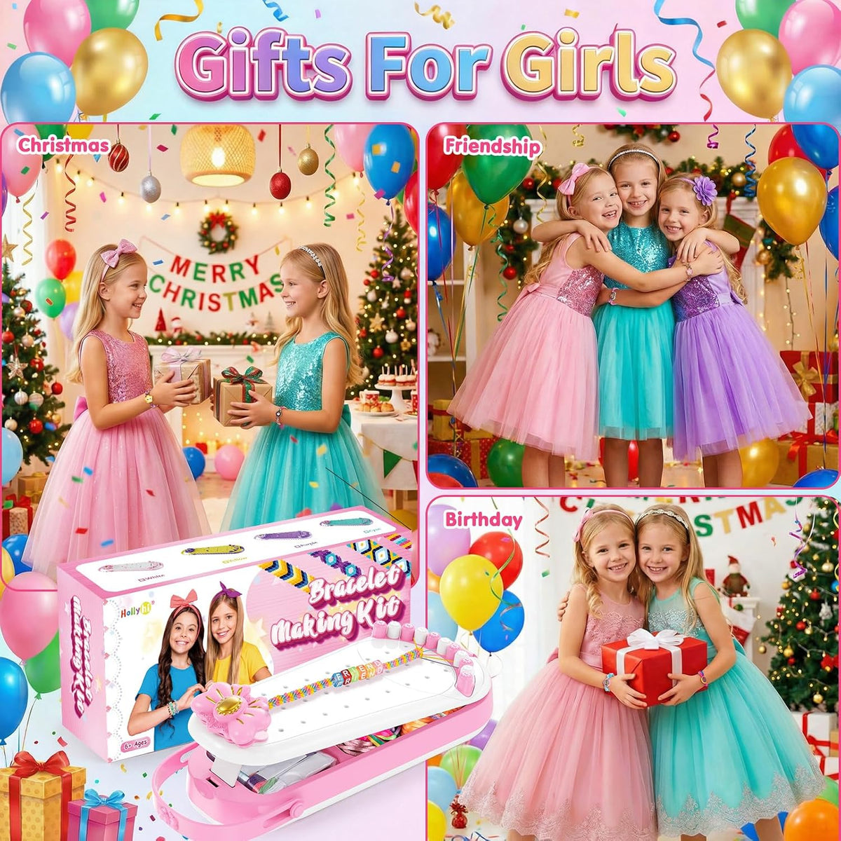 2-in-1 Friendship Bracelet Making Kit