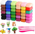 36-Color Air Dry Clay Modeling Kit