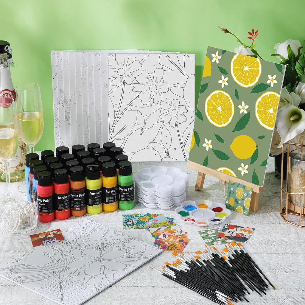 AmazingSpark 12-Set Sip & Paint Kit