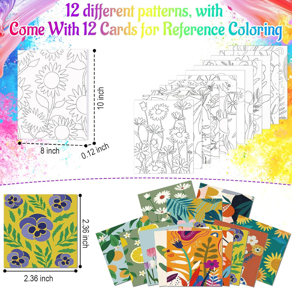 AmazingSpark 12-Set Sip & Paint Kit